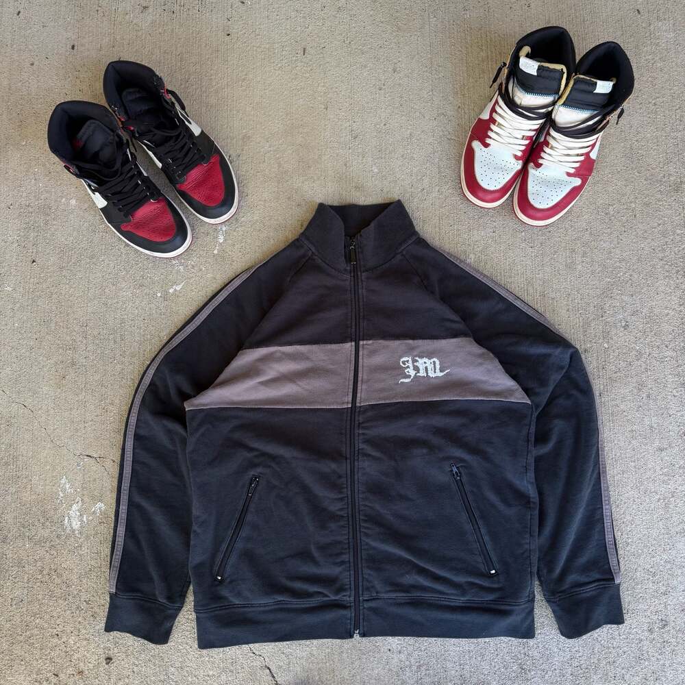 Vintage Juicy Couture Men's Full-Zip Track Jacket with Crest Logo XL